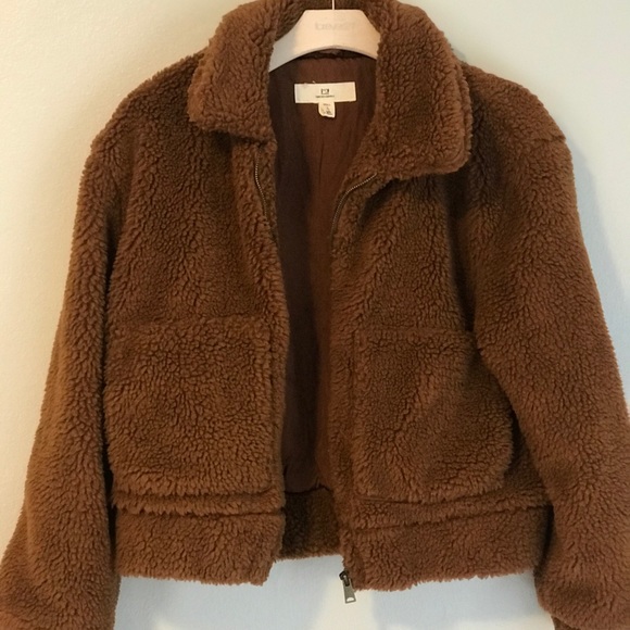Jackets & Blazers - Faux Sherpa Bomber